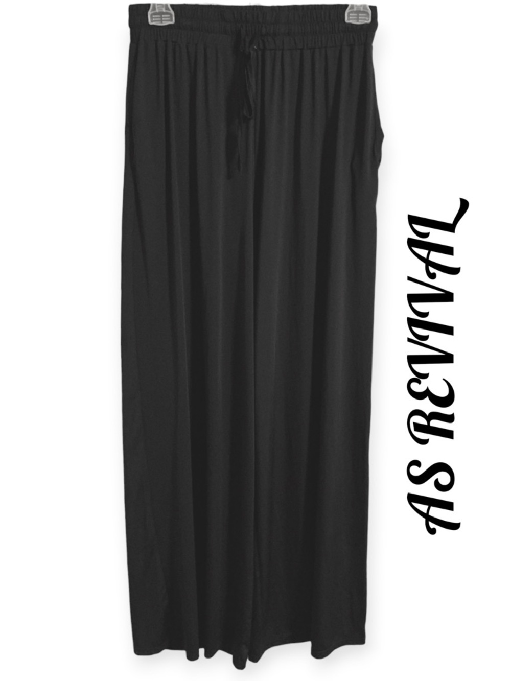 🌼AS Revival So Soft Wide Leg Black Palazzo Pants